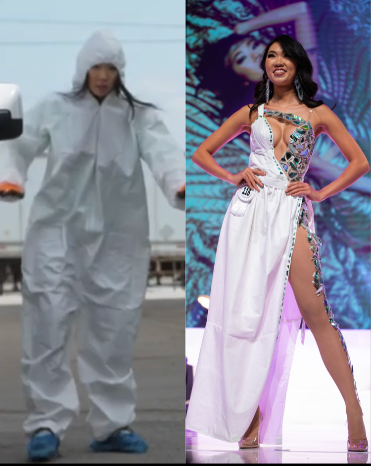 TLC Elizabeth Tran So Freakin Cheap Hazmat Suit Gown