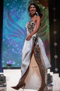 CD Garbage Gown by Elizabeth Tran and Susan Tailors at Miss Florida USA